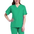thumbnail image 5 of ScrubZone by Landau Unisex V-Neck Scrub Top, Style 71221, 5 of 6