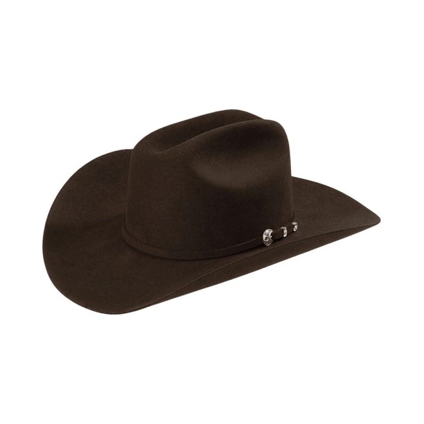 Men's 4X Corral Felt Cowboy Hat - Choc - Walmart.com
