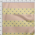 thumbnail image 3 of oneOone Tissu Georgette Viscose Rayé & Visage de Chat Imprimé par Yard 42 Pouces de Large, 3 of 4