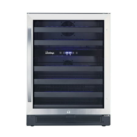 VINOTEMP INTERNATIONAL 46BOTTLE DUAL-ZONE WINE COOLER