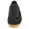 thumbnail image 4 of TOP MODA Women Mesh Sneakers Lightweight Breathable Casual Walking Shoes Suede Accents Gum Sole CARLY-1 Black 7, 4 of 6