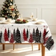 thumbnail image 6 of Antqov Christmas Table Cloth 55x70" Rectangle Winter Holiday Christmas Tablecloth Waterproof Table Cover for Party Picnic Dinner Home Decor, 6 of 6