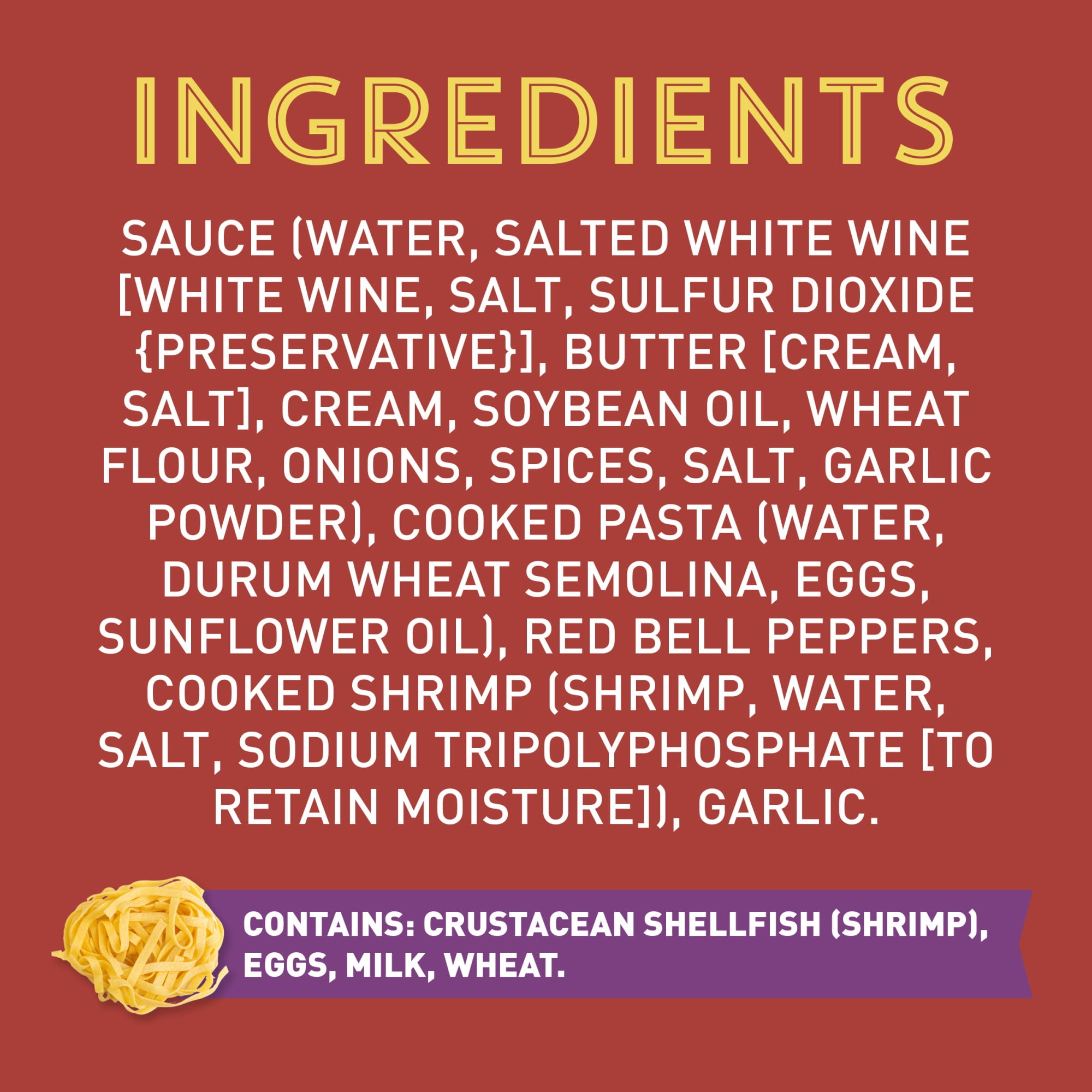Bertolli Shrimp Scampi & Linguine, Frozen Meal, 22 oz.