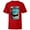Red, variant on Disney and Pixar’s Monsters, Inc. Sulley Top Scarer - Short Sleeve T-Shirt for Kids - Customized-White