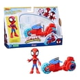 thumbnail image 3 of Preescolar Hasbro Marvel Set preescolar de Marvel con figura de spidey y motocicleta de juguete, a partir de 3 años, 3 of 4