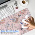 thumbnail image 4 of Long Mouse Pads for Desk,Pioneer Flower Floral Print Pattern Desk Mats on Top Of Desks, Desk Mouse Pad Extra Large with 3mm Non-Slip Base and Stitched Edge for Gaming,Office,Work,Home 31.5"x15.7", 4 of 6