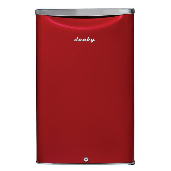 Danby 4.4 cu. ft. Retro Compact Fridge in Metallic Red DAR044A6LDB