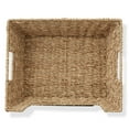 thumbnail image 6 of Casafield (Set of 2) Seagrass Pantry Baskets with Handles and Chalkboard Labels, Wide Woven Storage Baskets for Kitchen Shelves, 6 of 7