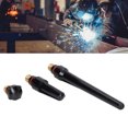 thumbnail image 1 of Back Cups, Lowest Burn Rate Durable Black Long Medium Short TIG Gas Lens Chuck Body  For WP-17 WP-18 WP-26, 1 of 8