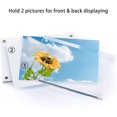 thumbnail image 4 of Acrylic Picture Frame Set 3 Pcs 5x7 Inch Magnetic Clear Photo Frame Free Standing for Tabletop Desktop Display, 4 of 7