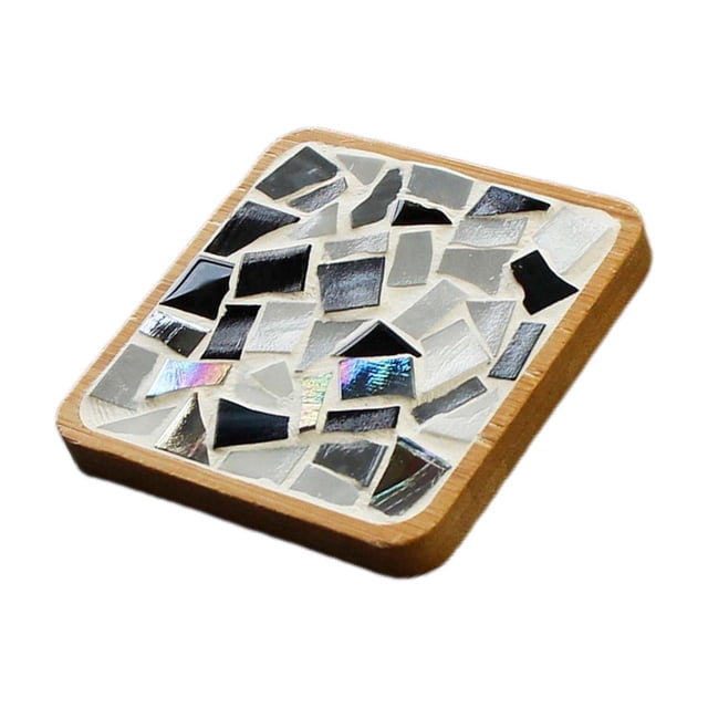 fastboy Mosaic Coasters DIY Kit Hand Made Adhesive Colourful for Kid Home Decorative