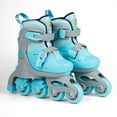 thumbnail image 6 of EONROACOO 2-in-1 Toddler Kids Roller Skates for Girls Boys, Adjustable Sizes, Light up(M, Blue), 6 of 10