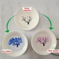 thumbnail image 4 of Printing Flower Changes When Hot or Cold Color Changing Ceramic Coffee Cup Bowl, 4 of 4
