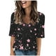 thumbnail image 1 of Camisetas Casuales de Manga Corta Plisada de la Moda de las Mujeres, Camiseta Cómoda de Poliéster para las Mujeres, Blusa de Primavera de Verano Lavado a Mano, 1 of 5