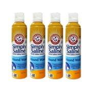 Arm & Hammer Simply Saline Wound Wash 7.4 Ounce - 4 Pack