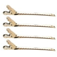 thumbnail image 2 of 12pcs Duck Billed Hair Clips Large Opening Angle Tighter Clamping Force Convenient Practical Durable Hairstyle ToolGold, 2 of 14