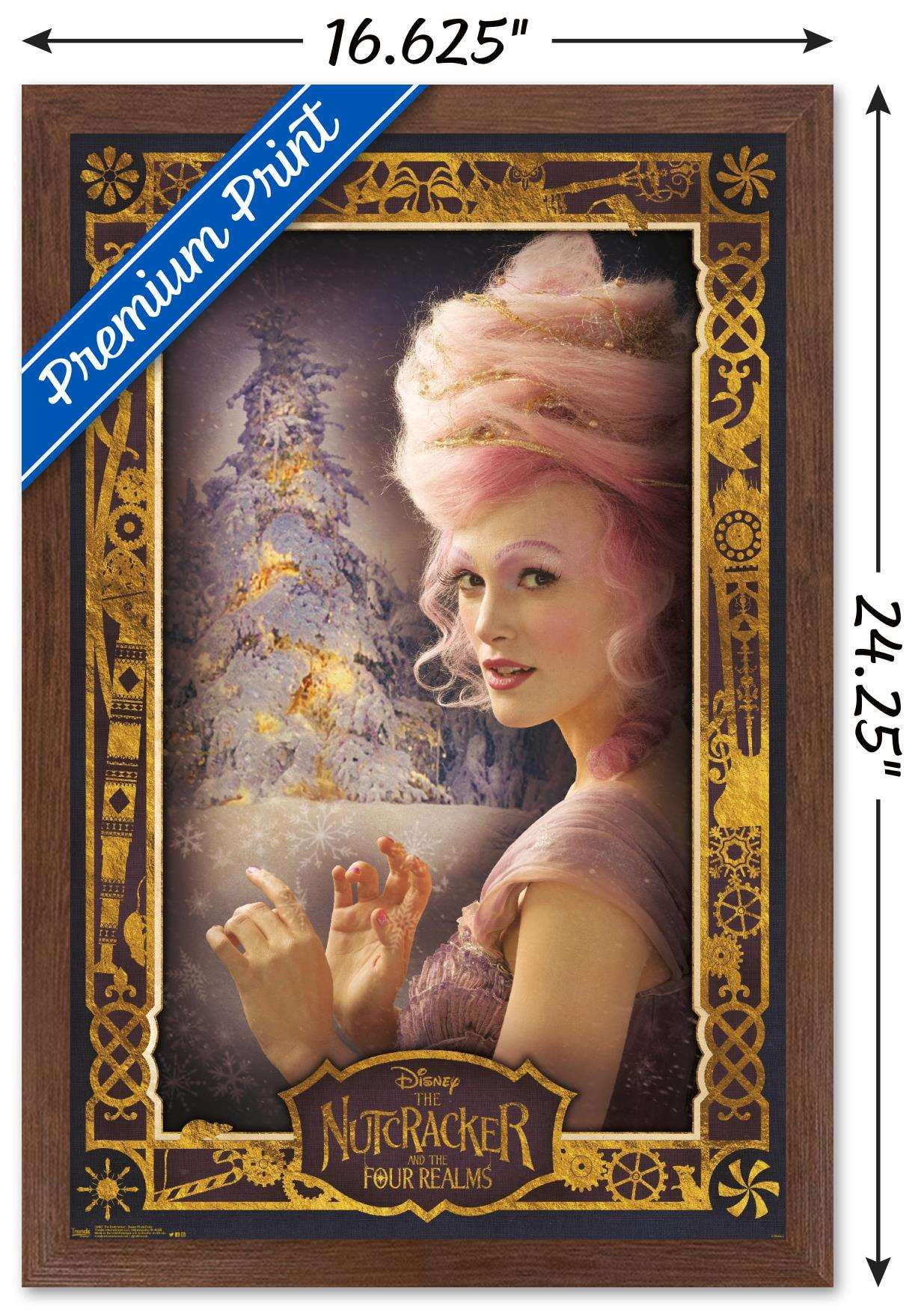 Disney The Nutcracker - Sugar Plum Fairy Wall Poster, 14.725" x 22.375", Framed