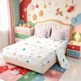 thumbnail image 3 of Manfei Cute Snowman 7-Piece Twin Bedding,Happy Christmas Bedding Comforter Set,Xmas Reversible, 3 of 7
