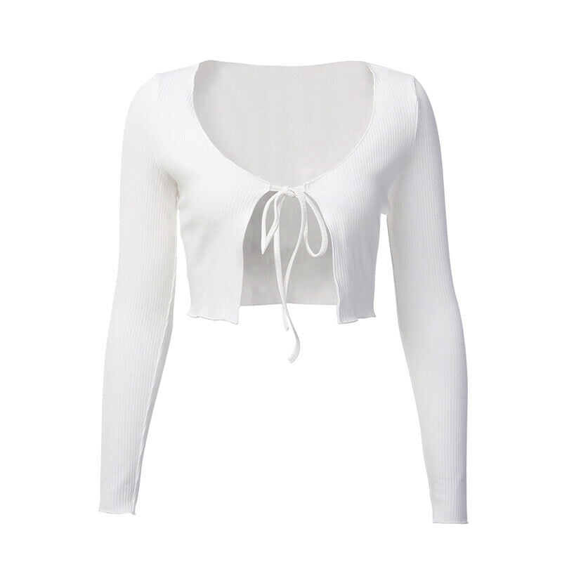 LIFE FASHION LTD Womens Cropped Tie up 