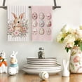 thumbnail image 2 of Sm:)e Eggs Bunny Rabbit Floral Easter Kitchen Dish Towels 18x26 Inch Set of 4 Pink, 2 of 6