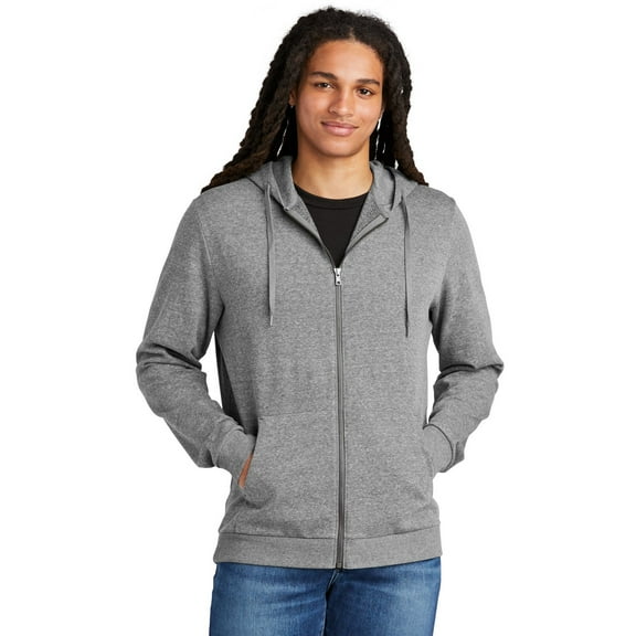 District DT1302 Perfect Tri Fleece Full-Zip Hoodie