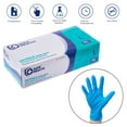 thumbnail image 2 of SAFE HEALTH Blue Nitrile Exam Gloves, 100-Count S M L XL, 3.5 Mil Free of Powder-Latex, Disposable-Textured, Clinic-Office-Daily, Medical, First-Aid, Clinics, Cooking, Cleaning, Puncture-Resistant, 2 of 15