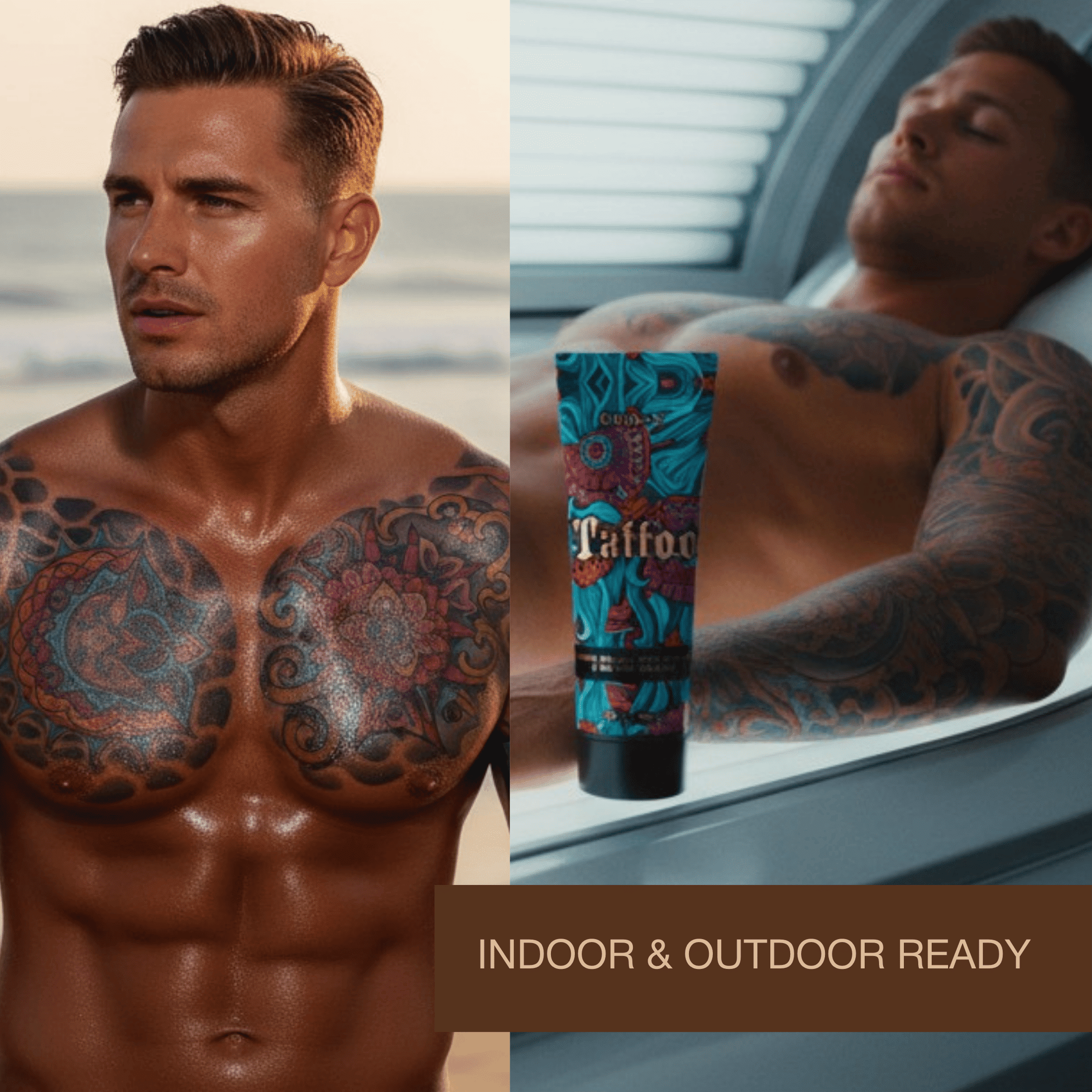 Onyx Tattoo Tanning Lotion with Bronzer - Fade Protection, 6.76 fl oz