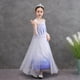 thumbnail image 4 of Vestido de princesa Frozen para niñas de primavera, vestido blanco, vestido de actuación para cumpleaños y Halloween, 4 of 6