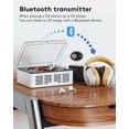 thumbnail image 3 of Reproductor de CD CARONSORT con transmisor Bluetooth Retro Wood, 3 of 6