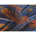 thumbnail image 3 of Ambesonne Autumn Quilted Coverlet 3 Pcs, Forest in Fall Season, King Size, Orange Navy, 3 of 4
