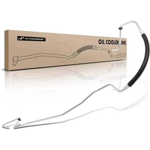 A-Premium Automatic Transmission Oil Cooler Line Hose Assembly Compatible with Chevrolet Tahoe C1500 C2500 Suburban C3500 GMC Yukon K1500 K2500 K3500