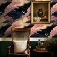 thumbnail image 5 of Dreamy Baroque Peel and Stick Wallpaper Timeless Celestial Swirling Clouds Soft Lighting Wall Mural 17.7in x 9.8ft Self Adhesive Removable Wall Paper Renter Friendly Wallpaper for Girls Kids Bedroom, 5 of 8