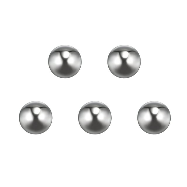 Unique Bargains Billes de Roulement en Acier Inoxydable 201 de 13 mm G200 de Précision, Lot de 5