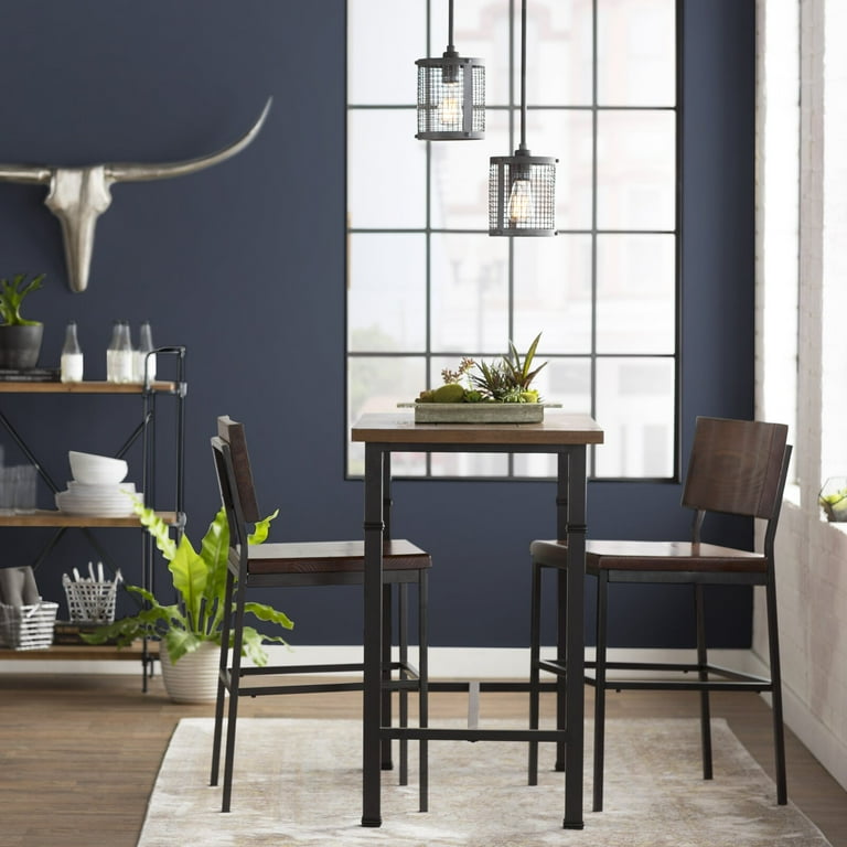 Desmond Bar Counter Stool Seat Style Square Frame Material Details Powder coated steel Walmart
