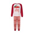 thumbnail image 2 of goowrom Christmas Family Matching Pajamas, Letters Tops  Pants, 2 of 10