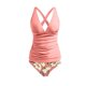 thumbnail image 3 of MKLEKYY Trajes De Baño Mujer Women'S Two Piece Bikini Swimsuit Sexy Neck Swimwear With High Waist Bottoms, 3 of 3