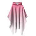 thumbnail image 2 of YanHoo Women's Hooded Cloak Gradient Color Cape Holiday Outwear Halloween Costumes Womens Witch Costume, 2 of 8