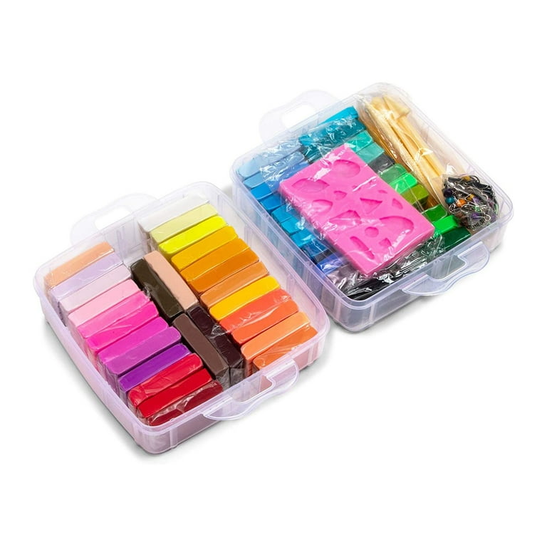 Incraftables Polymer Clay Kit (24 Colors Soft Blocks). Modeling Oven Bake  Clay Kit W/ Sculpting Tool