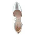thumbnail image 3 of Patrizia Eluned Women’s Faux Leather Block Heel Pumps with Crystal Strap and Zipper Closure, 3 of 7