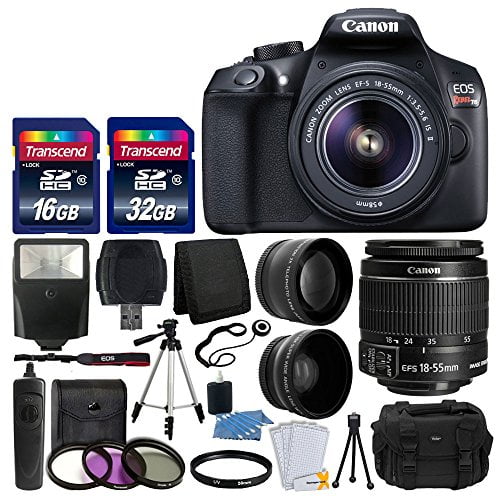 Canon EOS Rebel T6 DSLR Camera +1855mm Lens + Full Accessory Bundle