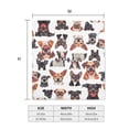 thumbnail image 4 of Fuzoiu Happy Dog Faces Collage Print Decorative Waterproof Mailbox Cover,Welcome Magnetic Mailbox Cover, Post Letter Box Wrap Cover for Outdoor Decor -21x18 in, 4 of 8