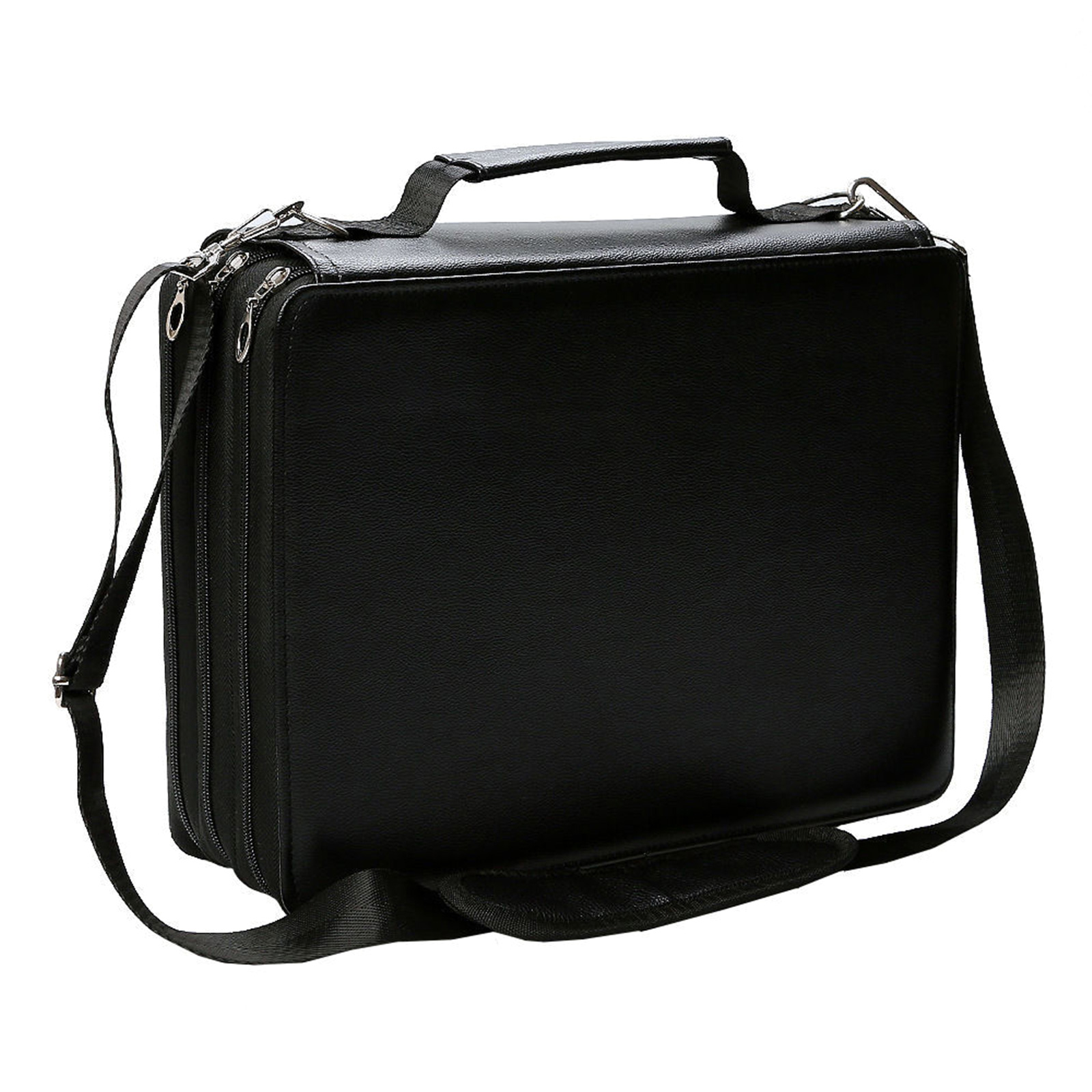 Large Marker Organiser Carrying Case 168/224 Slot Marker Pen Bag with Shoulder Strap for Brush Pen Art Supply Organizers