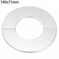 thumbnail image 5 of Silver Faucet Decorative Cover Beautify and Block Reserved Pipe Holes Suitable for Radiator Drain Line and More, 5 of 5
