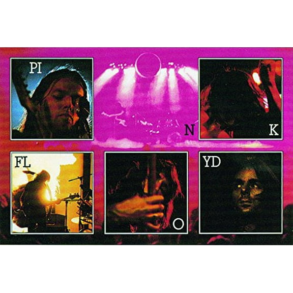 Poster - Pink Floyd - Live Collage - Wall Art p3366