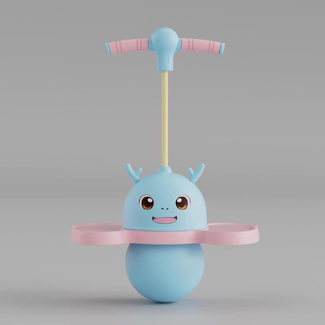 Pogo Ball con asa, tabla de salto, regalos para niños, ejercicio de pelota que rebota, salto en palo Pogo para ejercicio en interiores, capacidad de