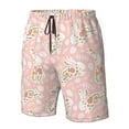 thumbnail image 5 of Kdxio Easter Bunny Pattern Mens Casual Shorts - Drawstring Summer Beach Sports Shorts for Men, 5 of 9