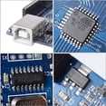 thumbnail image 4 of UNO R3 Board ATmega328P avec Câble USB (Compatible Arduino) pour Arduino, Tension d'Entrée 7-12V, 16mhz, 14 Numériques 1/0 Broches Support PWM, SRAW 2KB, Compatible avec RPi 4B/3B+/3B/2B+/Zero/Zero W, 4 of 6