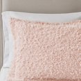 thumbnail image 3 of Madison Park - MP10-6005 Nova Luxury Soft Mohair Reverse Faux Mink Comforter Set, King, Blush Pink, 3 of 4
