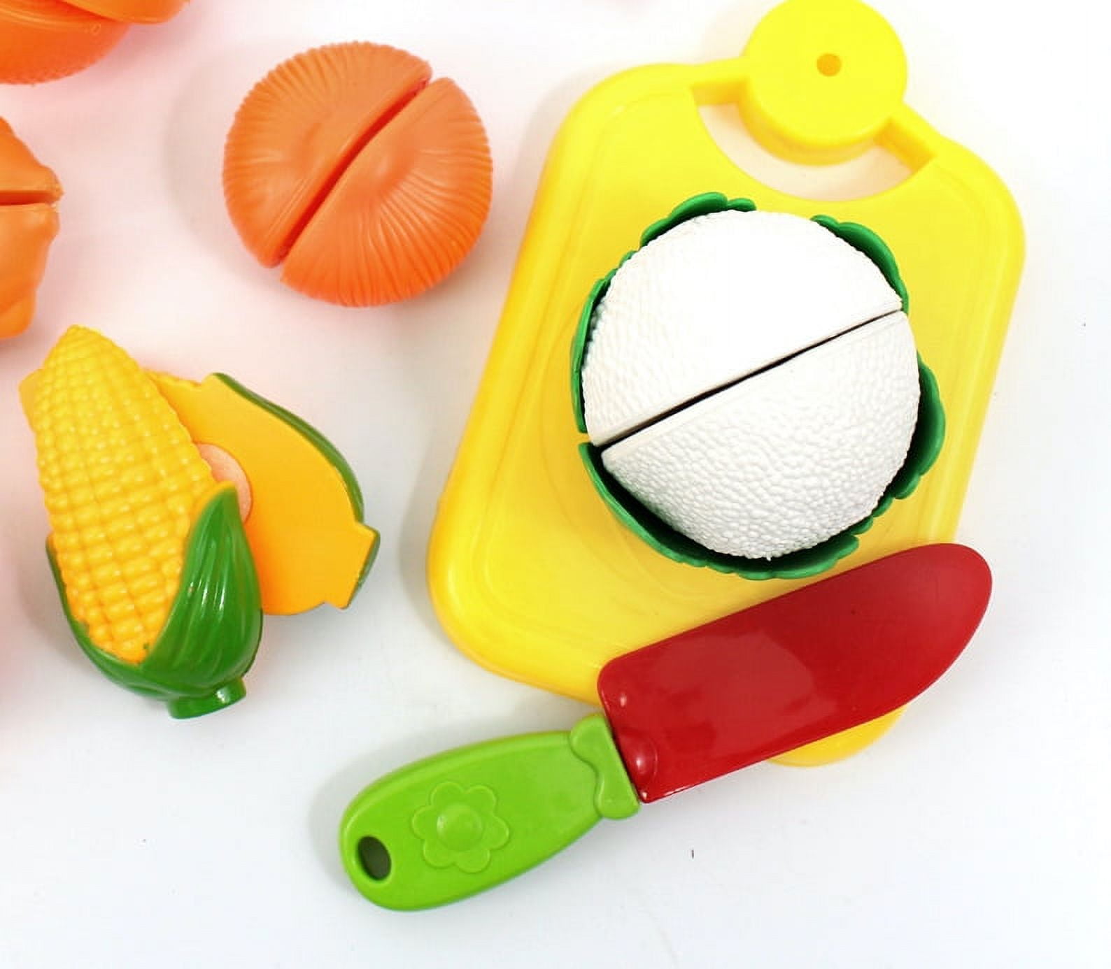 Kitchen Connection Cutting Board Play Food Play Set For Kids - Multicolor