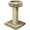 Brown, variant on French Flair Elevated Cat Scratch Post with Cat Bed, Compact and Stylish Elevated Cat Bed with Plush Carpet and Sisal Scratching Post, Perfect for Sleep and Play Light Gray